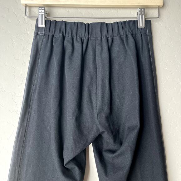 Joseph Black Lambskin Leather Straight Pull-On Stretch Leggings Size‎ 36 - Picture 4 of 8